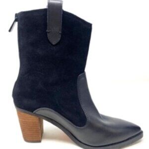 Splendid Raquel Women's Zip Boot Western Style Black Size 6.5